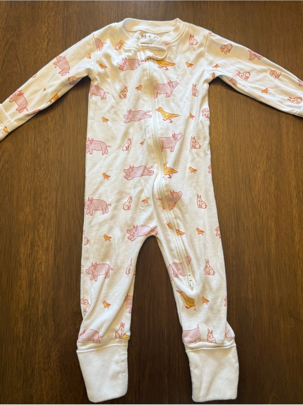 Monica + Andy - Pajamas with Pink Animal Print